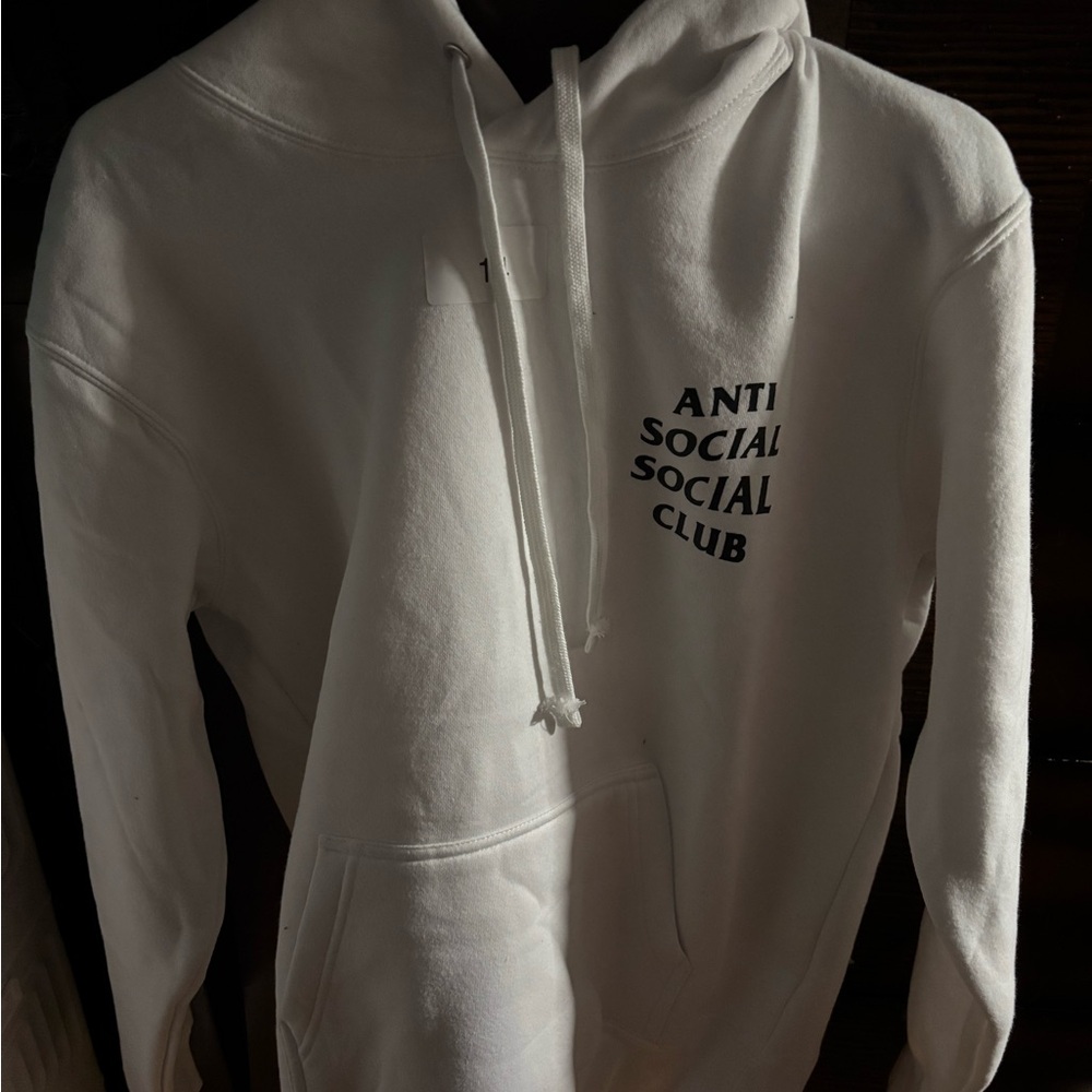 BN WHITE ASC ANTI SOCIAL CLUB HOODIE